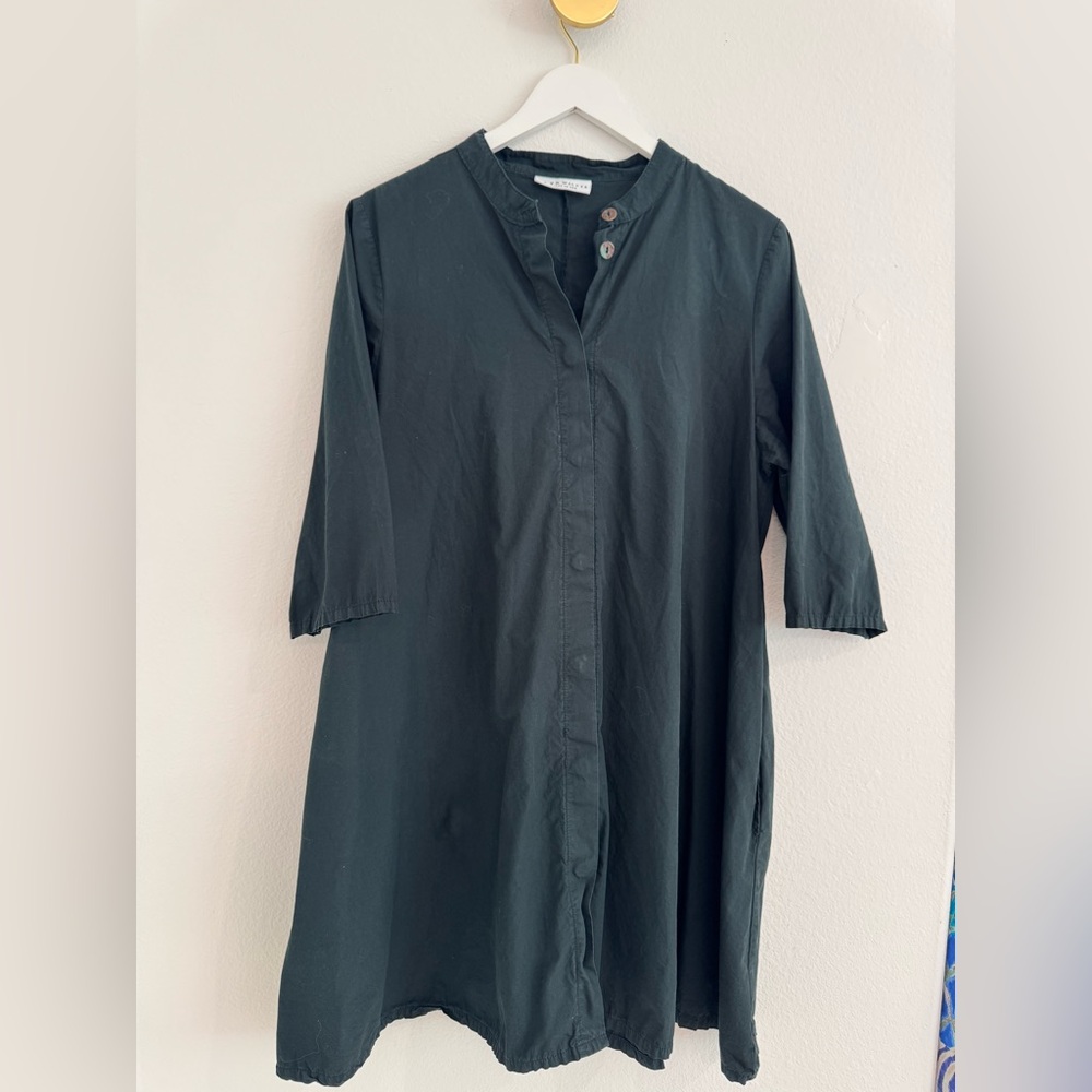 Olive Green Shirt Dress